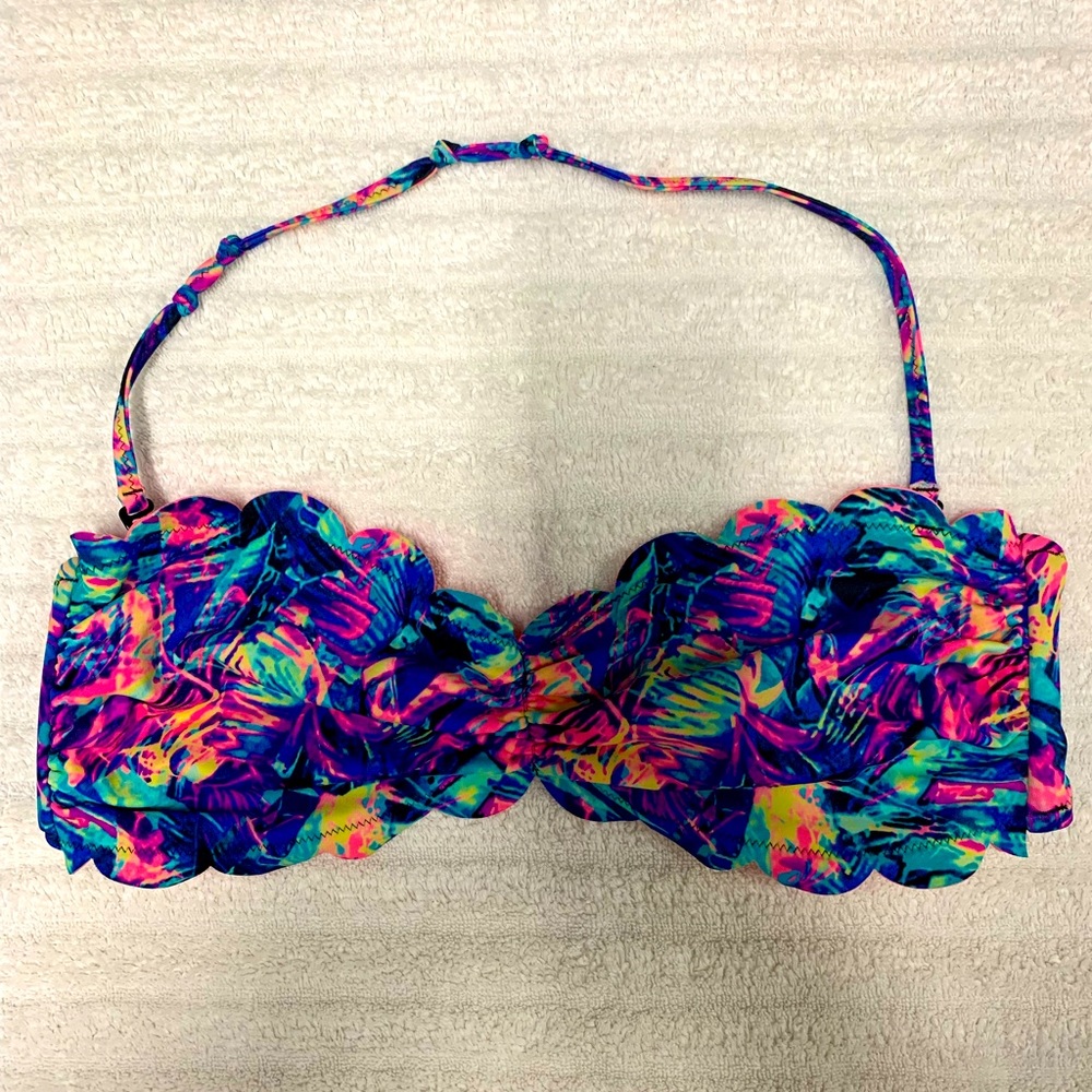 Victoria’s Secret PINK colorful bikini top